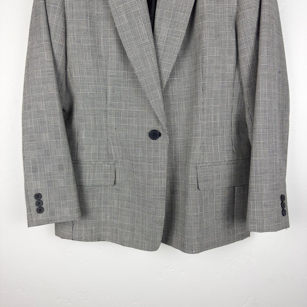 Vintage Pendleton Plaid Single Button Blazer Work… - image 8